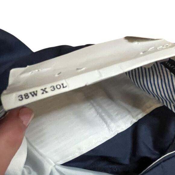 Tommy Hilfiger Tyler Men's Dress Pants – Size 38x30 – Modern Fit Navy - Picture 7 of 8